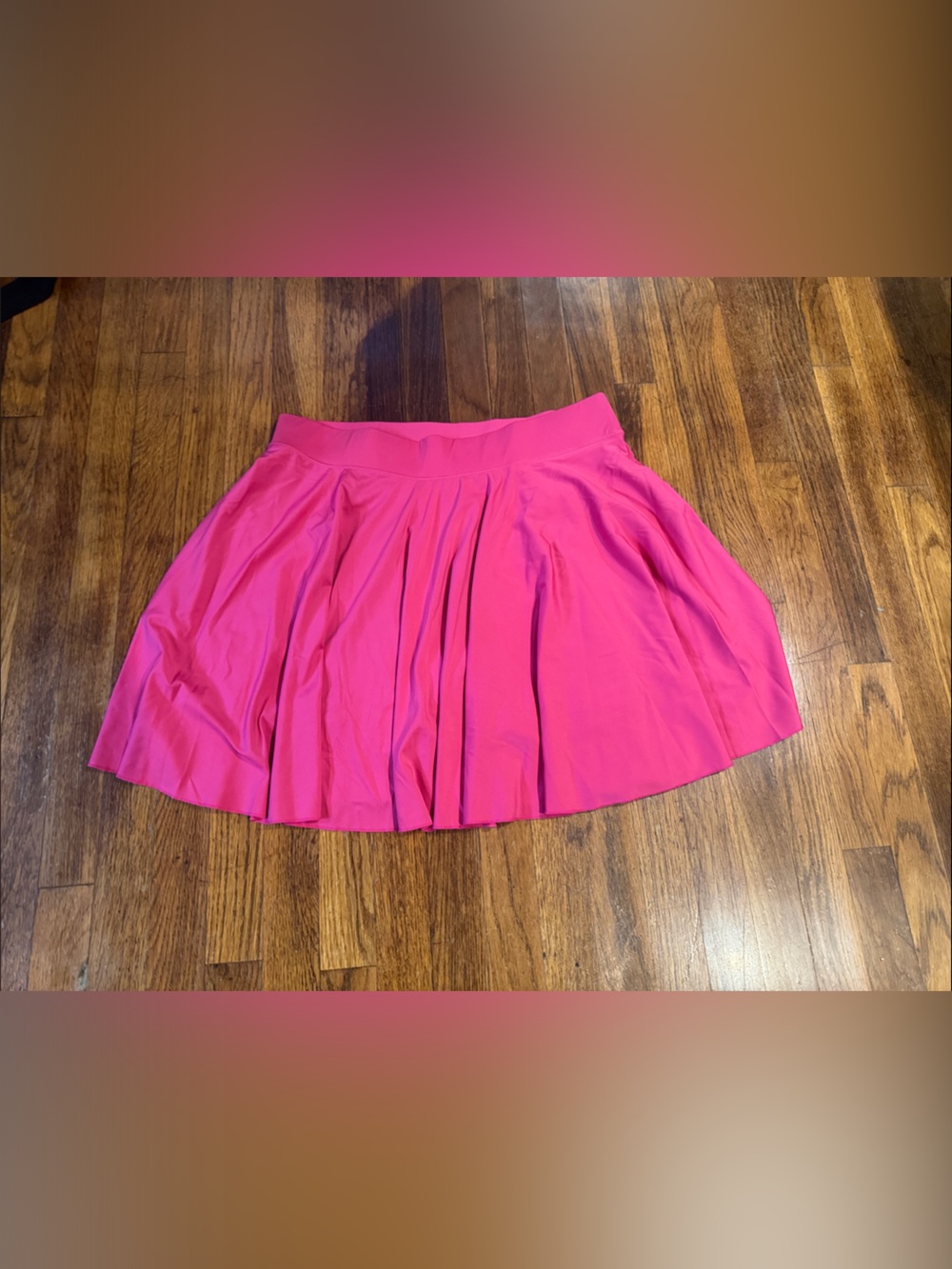Bright Pink Circle Skort